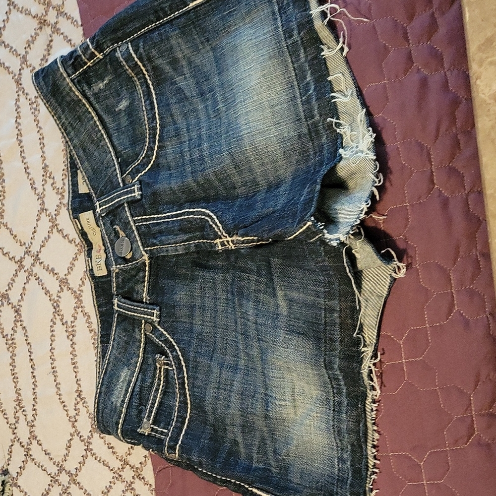 Womens bke denim shorts